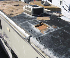 RV roof Repair